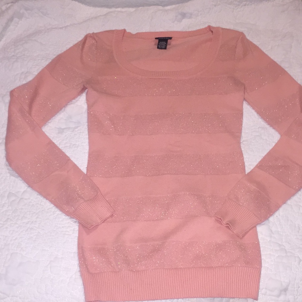 Sparkly striped long sleeve